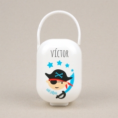 Cajita Portachupetes Pirata Personalizada