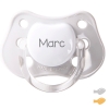 Chupete Clásico Personalizado Gris