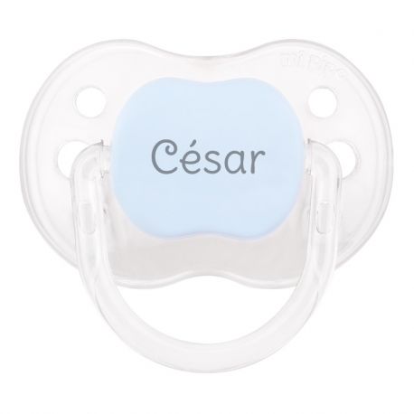 Chupete New Classic Personalizado Cristal Celeste