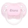 Chupete New Classic Personalizado Purpurina Rosa