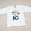 Camiseta o Sudadera Bebé y Niño/a Personalizada Súper Azul