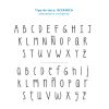 Abecedario letra estampado Camiseta o Sudadera Bebé y Niño/a Personalizada Súper Azul
