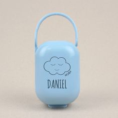 Cajita Portachupetes Personalizada Nombre + Nube