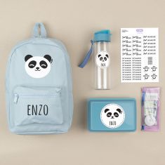 Personalized Pink "Bag to school" pack