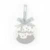 Bola Plata Navidad metacrilato Personalizada, elige diseño