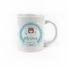 Taza cerámica o plástico Comunión Verde personalizada Nombre Niña