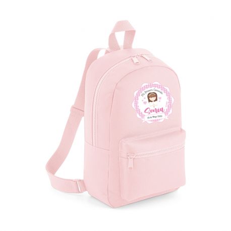 Mochila Medium Nylon Comunion Rosa, color a elegir