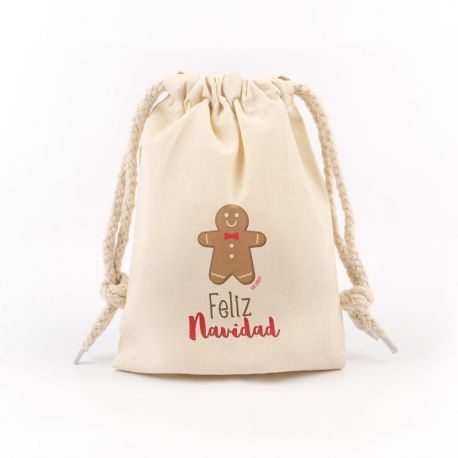 Bolsita Feliz Navidad Galleta jengibre pequeña