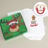 Cajita Navidad Body + Chupete New Classic Galleta Dulce Navidad