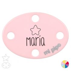 Broche Pinza Nombre + Estrella