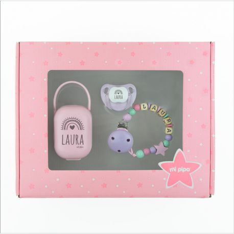 Cajita My Baby Baby Malva Personalizada