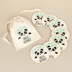 Cumplemeses Bebé Panda