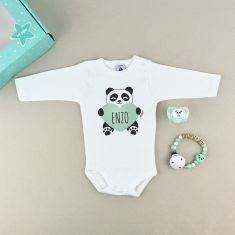 Welcome Mint Panda Personalized Box