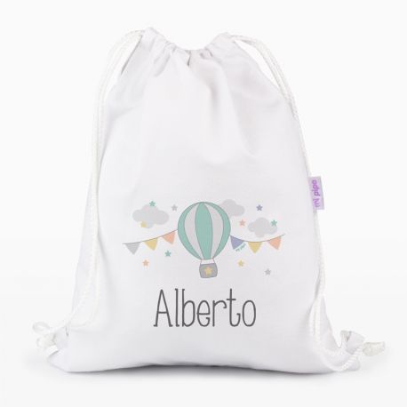 Petate Medium Lona Globo personalizado, color a elegir