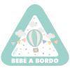 Adhesivo para coche Bebé a bordo Globo