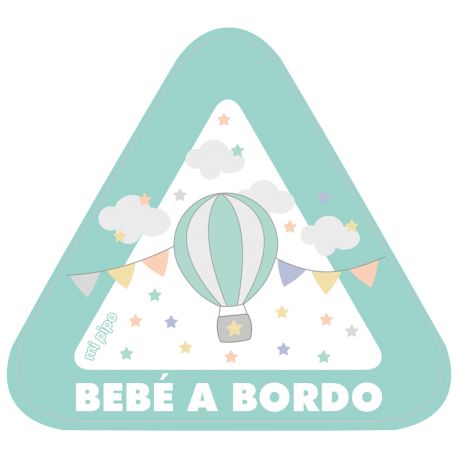 Adhesivo para coche Bebé a bordo Globo