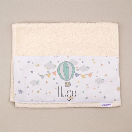 Personalized White Terry Towel