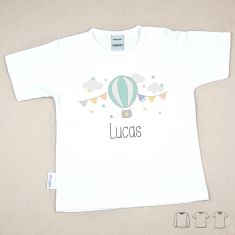 Camiseta o Sudadera Bebé y Niño/a Personalizada Globo