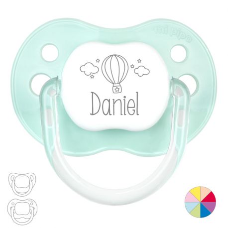 Chupete Personalizado Nombre + Globo