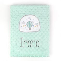Personalized Beige Classic Basic Blanket (380 gr/m2)