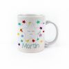 Taza cerámica o plástico Estrella sonrisa personalizada