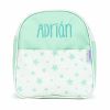 Personalized Mint Stars Backpack