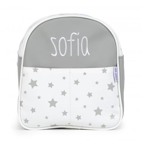 NUEVA Mochila Estrellas Gris Personalizada