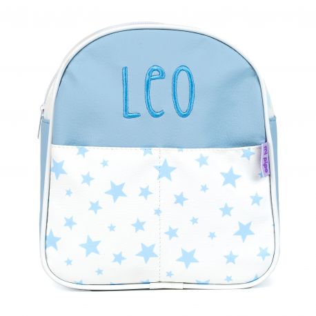 Personalized Mint Stars Backpack