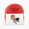 Mochila Superhéroe Roja personalizada