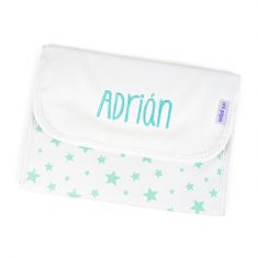 Personalized Mint Stars Document holder