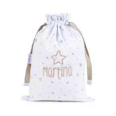 Saquito Estrellas Beige Personalizado