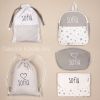 Personalized Gray Stars Backpack