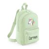 Mochila Medium Nylon Unicornio personalizada, color a elegir