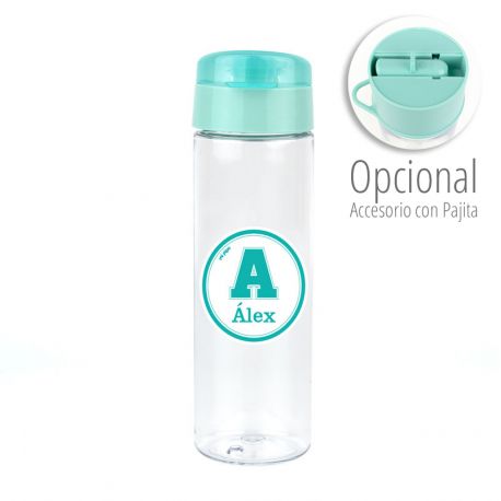 Botella School Menta 600ml personalizada