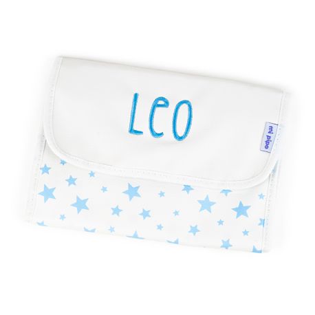 Personalized Blue Stars Document holder