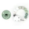 Cajita Chupete Gummy Verde Forest + Cadenita de Gritty