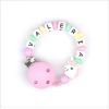 Silicone Chain Personalized White