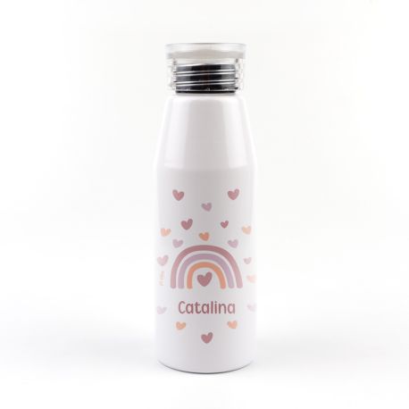 Pink heart 150ml personalized Babby Bottle