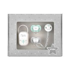 My Essentials grey personalized box