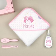 Cajita al Agua Cisne personalizada