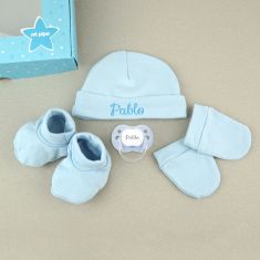 Newborn Blue Personalized Set Box