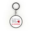 Keychain Simple Shape Star Blue Personalized 