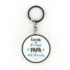 Keychain Simple Shape Star Blue Personalized 