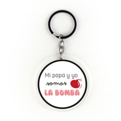Keychain Simple Shape Star Blue Personalized 