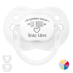 Chupete Divertido Yo también estuve en la Boda de (texto libre)