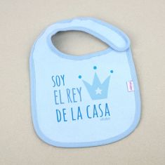 Babero Divertido Soy el Rey de la Casa