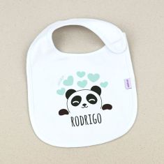 Babero Personalizado Oso Panda