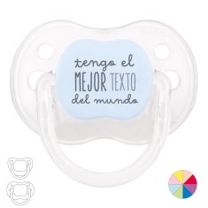 Chupete Divertido Tengo el/la mejor (texto libre) del mundo
