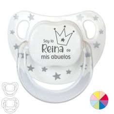 Classic Pacifier Name + Heart