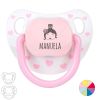 Chupete Personalizado Nombre + Niña feria
